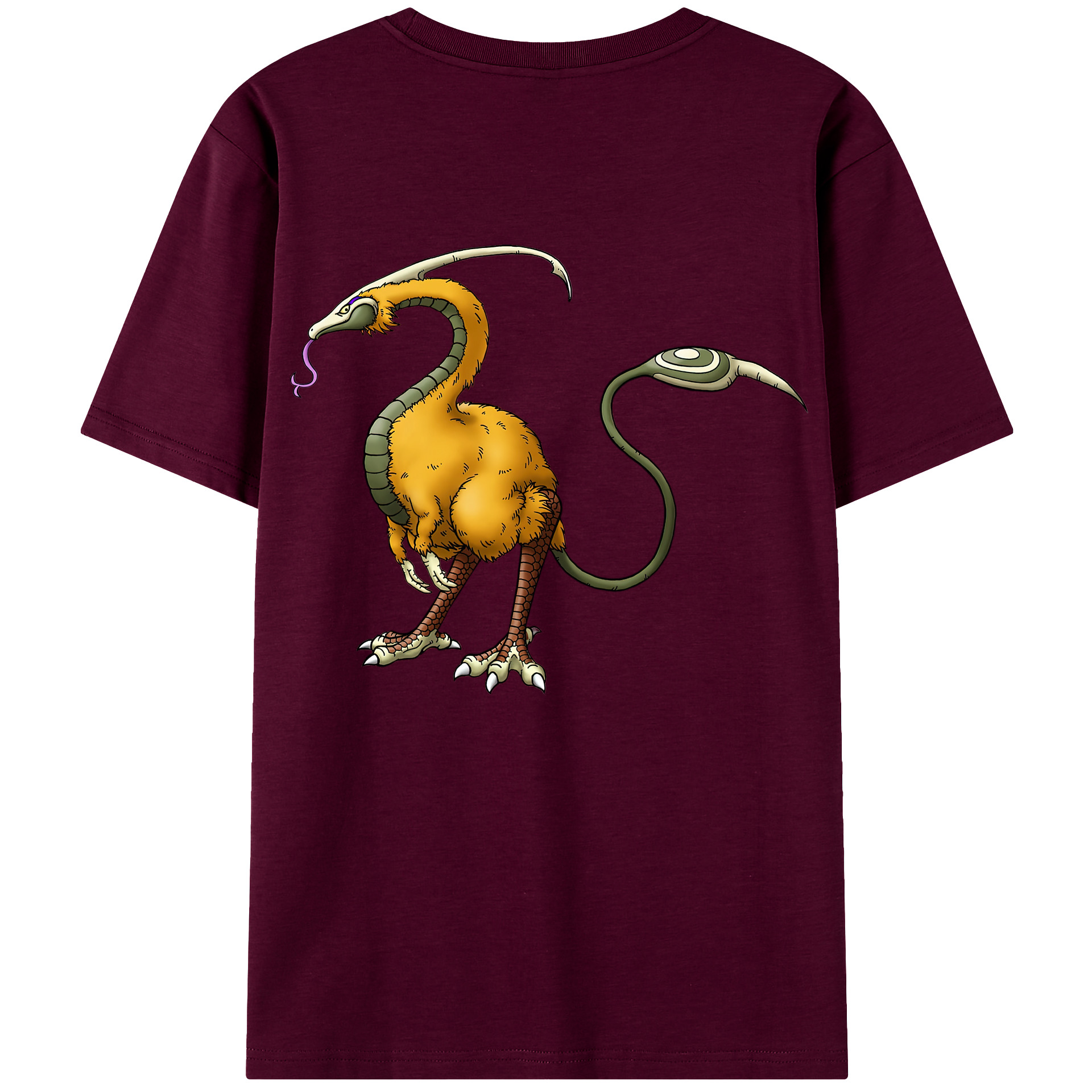 （画像用） ドラゴンクエスト Doragon Kuesuto Dragon Quest レディース半袖Tシャツ(バックプリント)